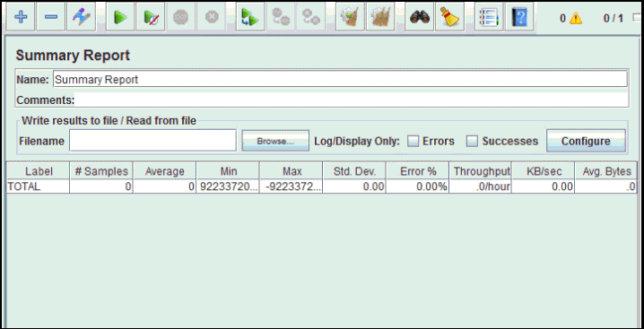  summary report data in http proxy server